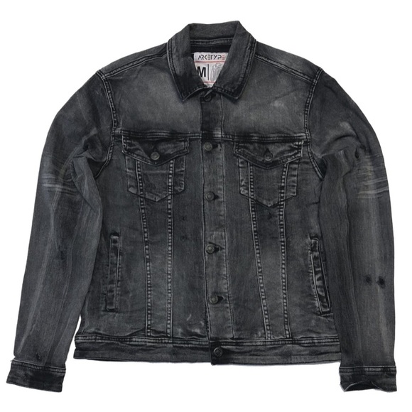Arketype Super-C Denim JacketStyle# JP435B1Color: Black